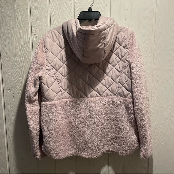 Maurice’s Fleece Quilted Full Zip Hoodie Sweatshirt Jacket - Picture 3 of 5